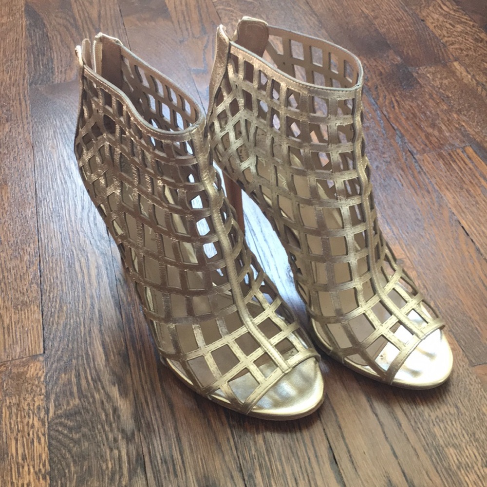 Gold Trendy Heels